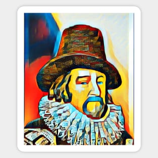 Francis Bacon Abstract Portrait | Francis Bacon Artwork 4 Sticker